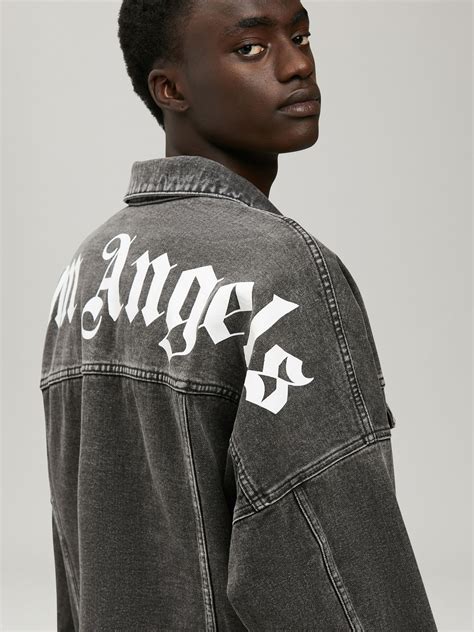 replica palm angels jacket|palm angels denim jacket.